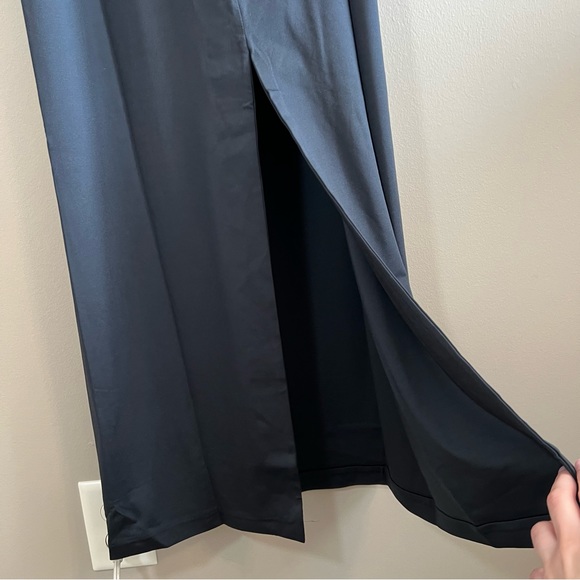 Allsaints Charlie Black Slip Midi Dress 8 Optional Straps All Saints NWT - Picture 11 of 16